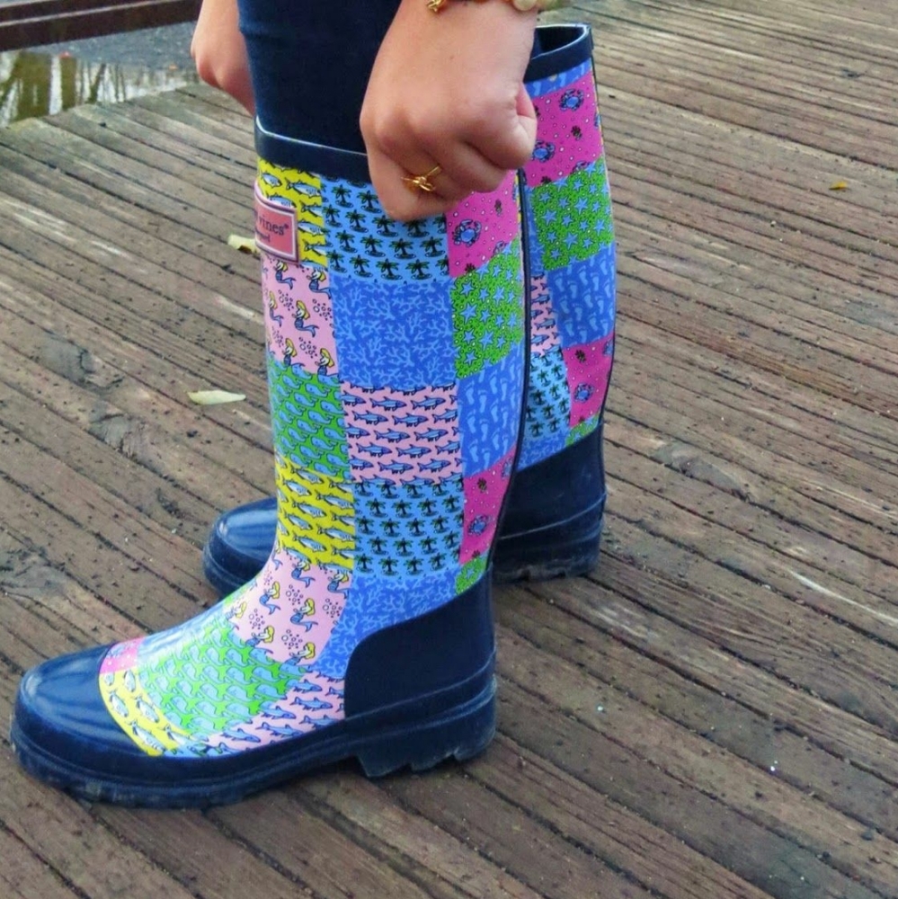 Vineyard Vine Wellies Size 9